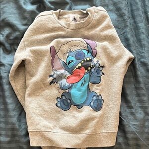 Gray Graphic Stitch Sweatshirt